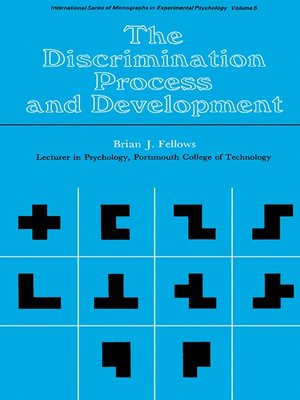 cover image of The Discrimination Process and Development